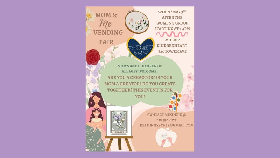 Mom and Me Makers Market @ KindredHeart – Superior