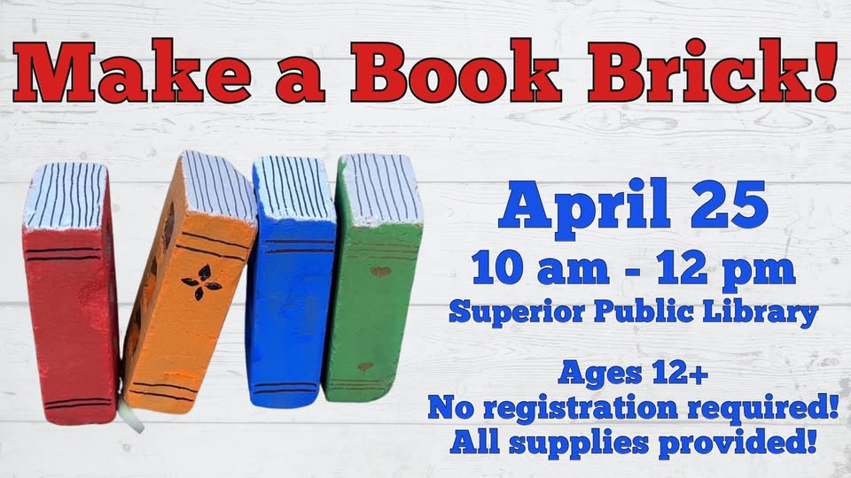 Make a Brick Book! @ Superior Public Library – Superior