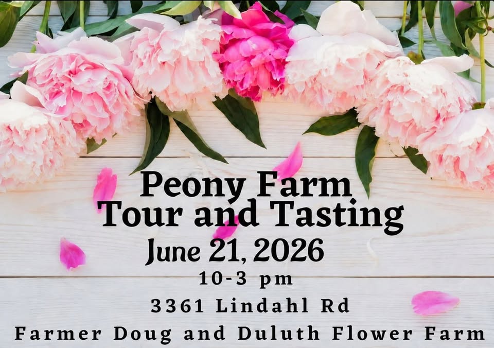 Peony Tour And Tasting @ Farmer Doug – Duluth